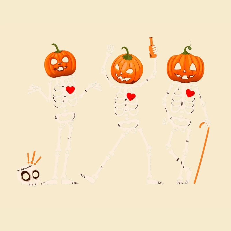 Halloween Skelette
