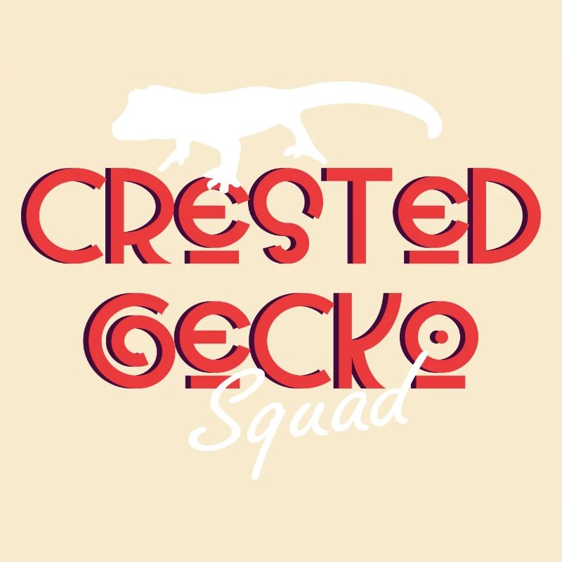 Crested Gecko Squad Cute Lizards Exotic Animal