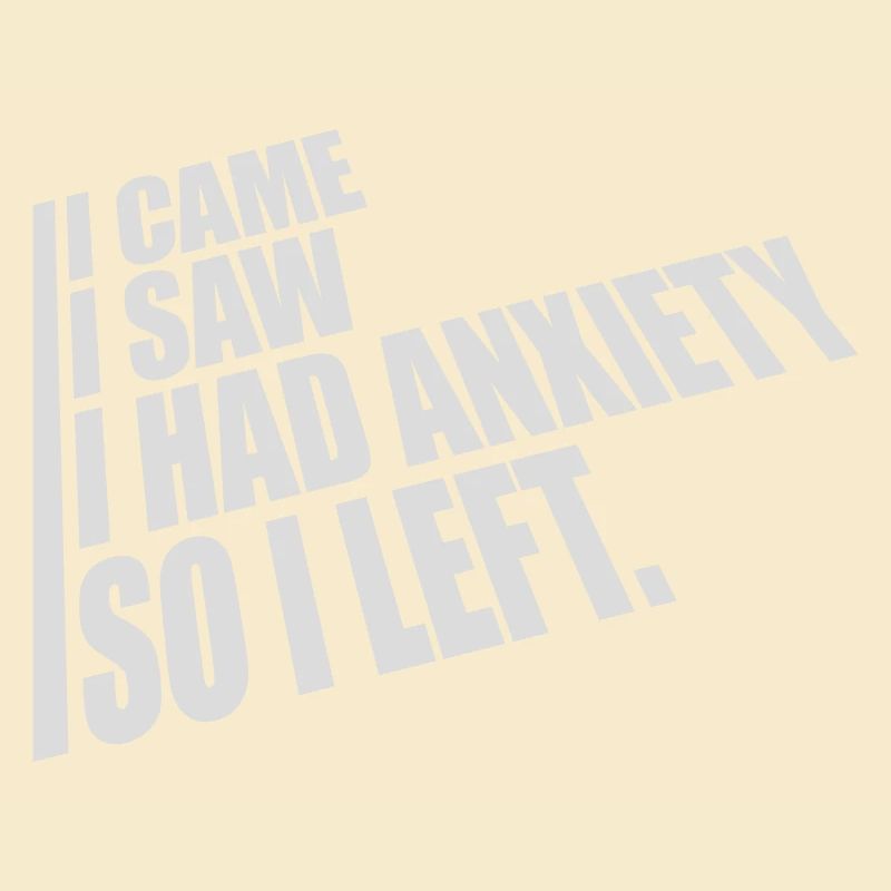 J’avais de l’anxiété en disant