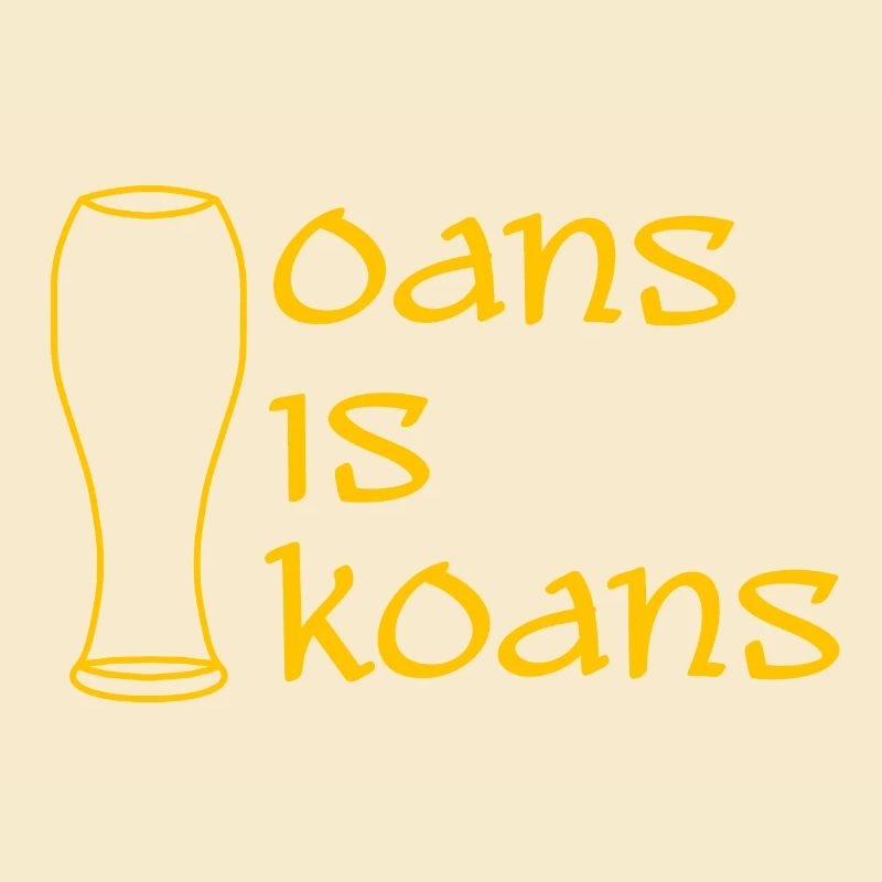 oans is koans - one is none - dialect