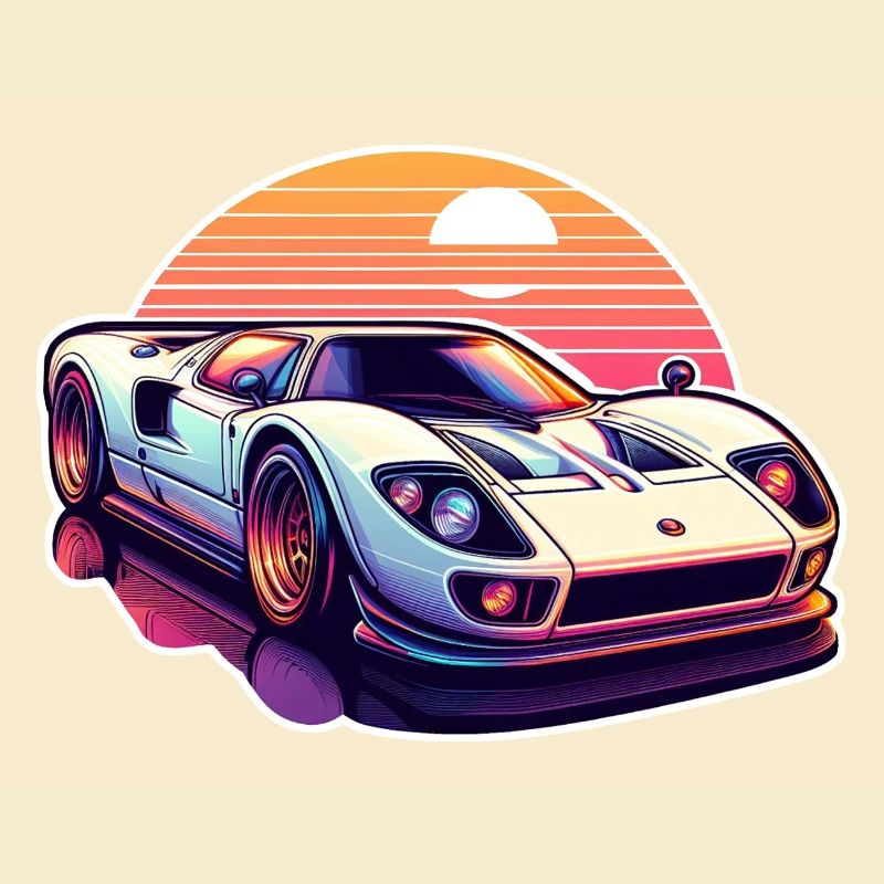 Oldtimer Sonnenuntergang
