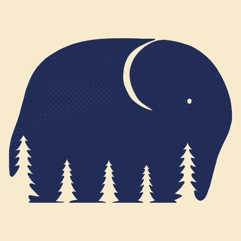 Un éléphant ou une forêt dans ce Fun Optical Illusi