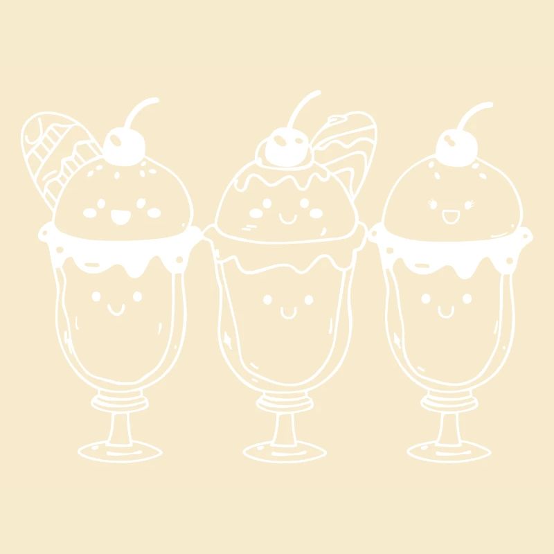 Eisbecher Comic Look
