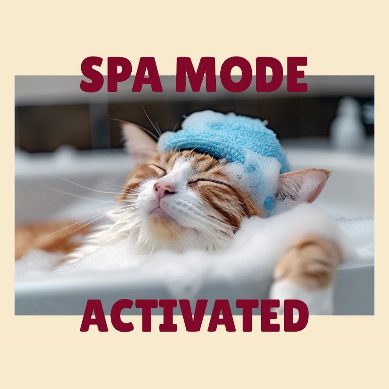 Spa-Modus Katze