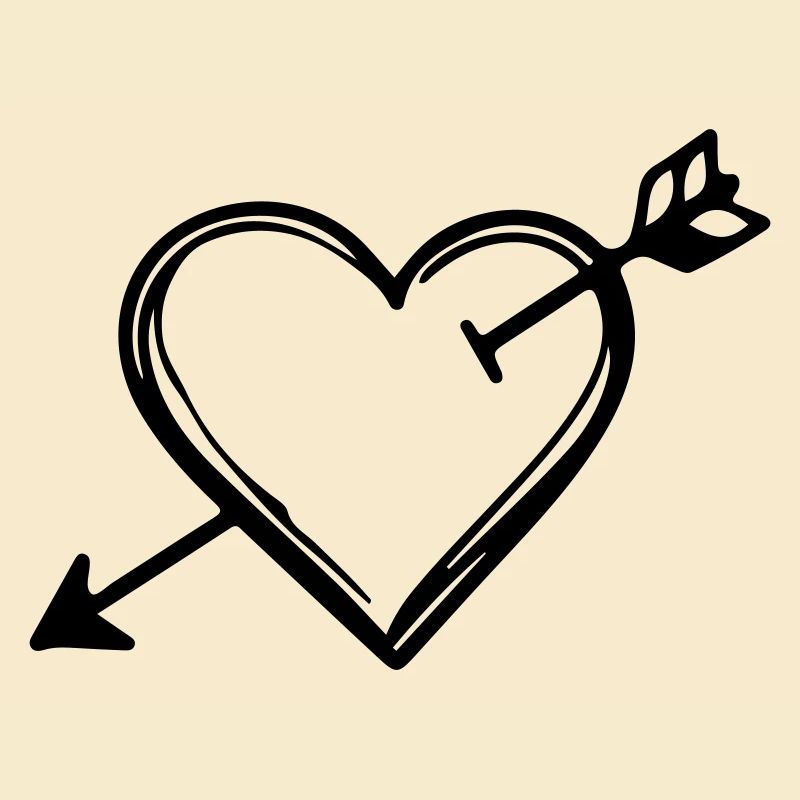 Herz Pfeil Symbol