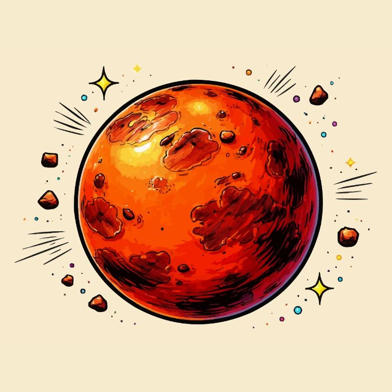 Roter Planet Mars
