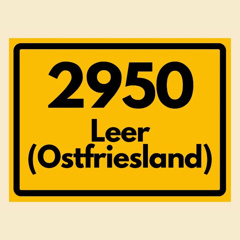 OLD POSTCODE ZIP CODE RETRO 2950 LEER EAST FRISIA
