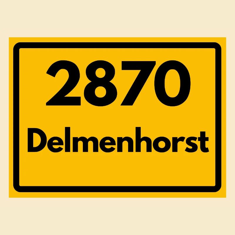 ANCIEN CODE POSTAL RÉTRO 2870 DELMENHORST