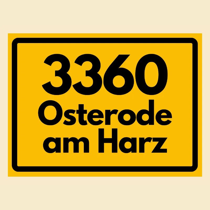 ALTE POSTLEITZAHL PLZ RETRO 3360 OSTERODE HARZ