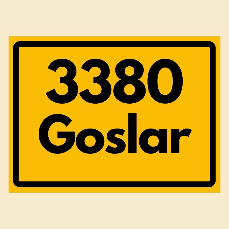 ANCIEN CODE POSTAL RÉTRO 3380 GOSLAR KAISERPFAL