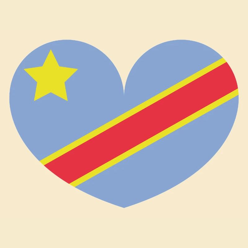 Drapeau du cœur du Congo