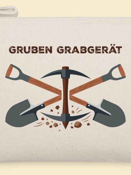 Gruben Grabgerät Bergbau Emblem