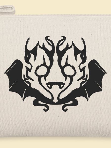 Dunkle Fledermausmaske