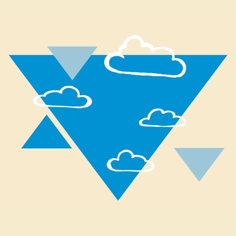 Clouds - printing inks freely selectable