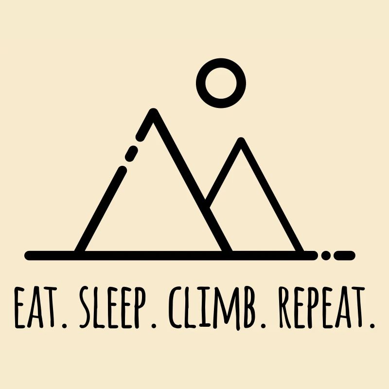Eat.Sleep.Climb.Repeat - pour grimpeurs