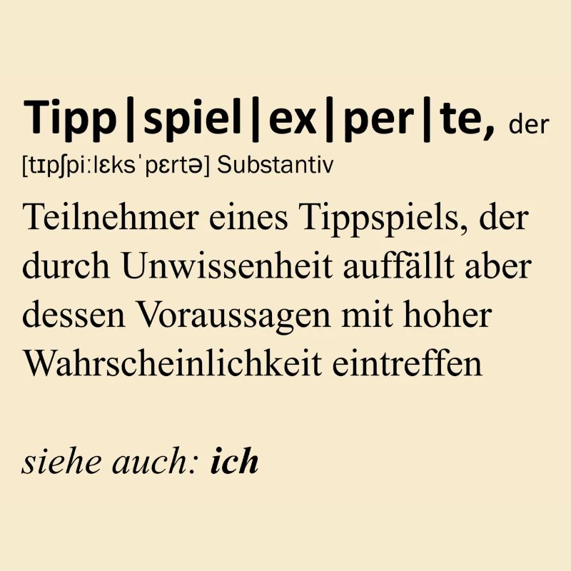 Tippspielexperte, der