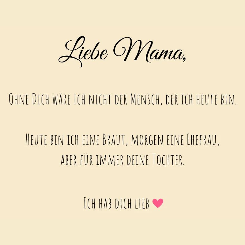 Brautmutter Geschenk