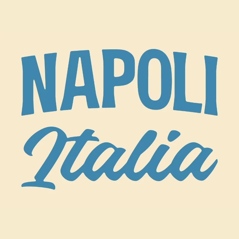 Napoli Italia Vintage Script