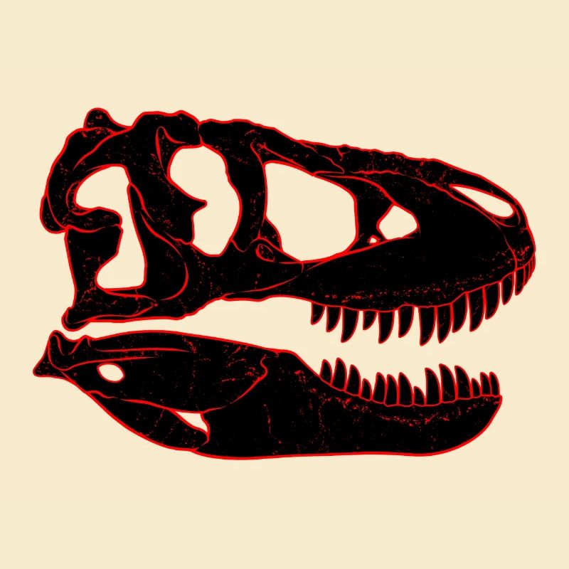 Tarbosaurus Fossil Schädel