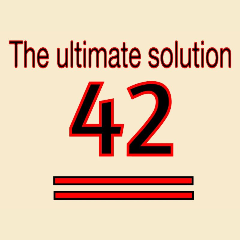 The ultimate solution