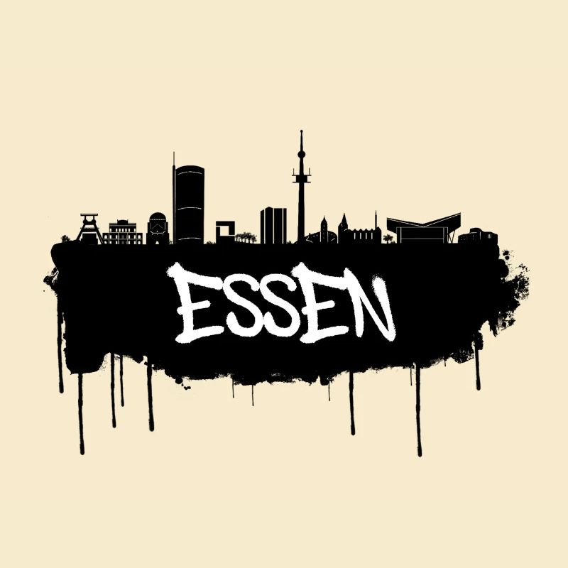 Essen Graffiti Skyline