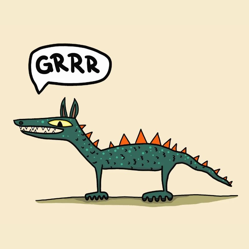 knurrender Drache