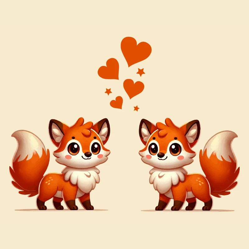 Fox Comic Love