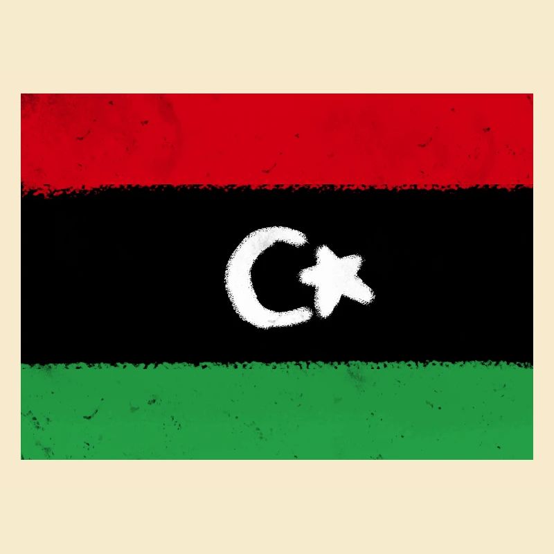 Drapeau de la Libye