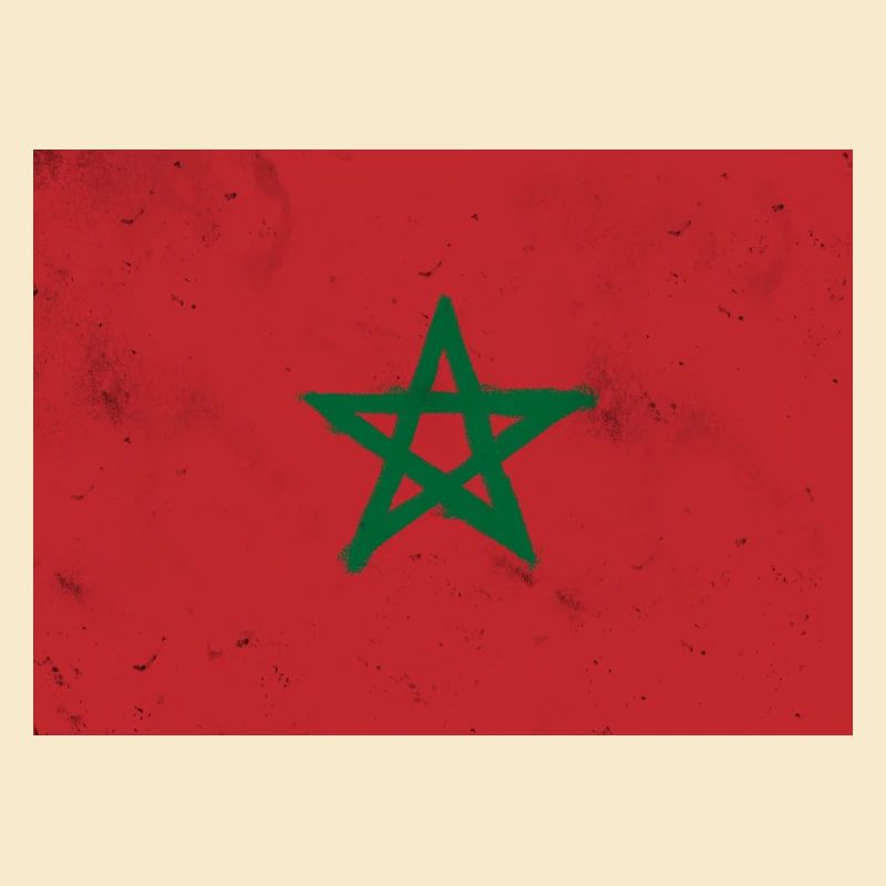 Flagge von Marokko