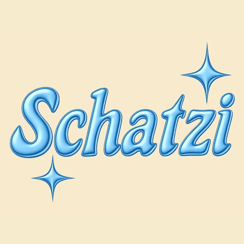 schatzi / Y2K design / blue