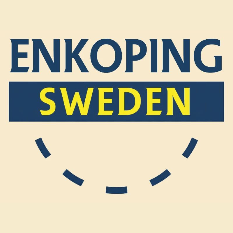Enköping Schweden Stadtschild
