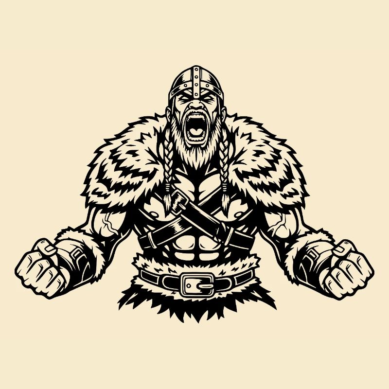 Wikinger Krieger – Nordisches Fantasy Design