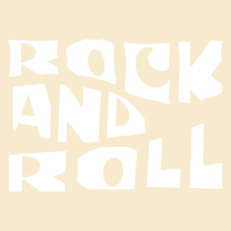 Rock and Roll Retro Typography