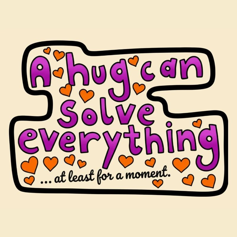A hug can help