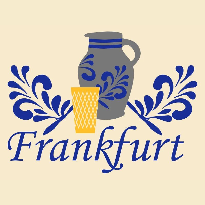 Frankfurt Bembel Geripptes