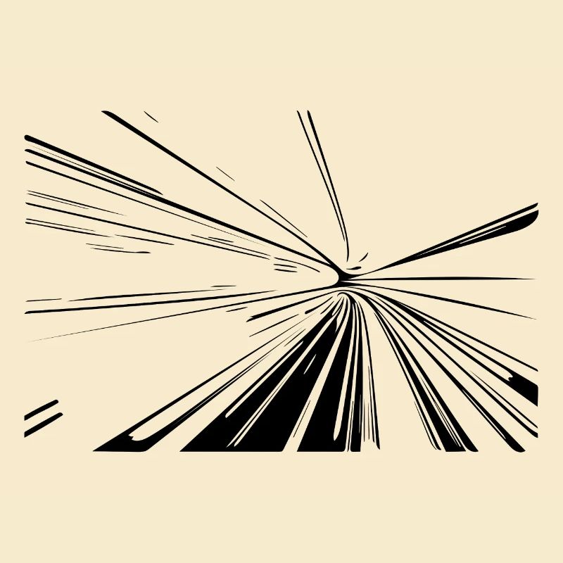 Vector Linien Splash
