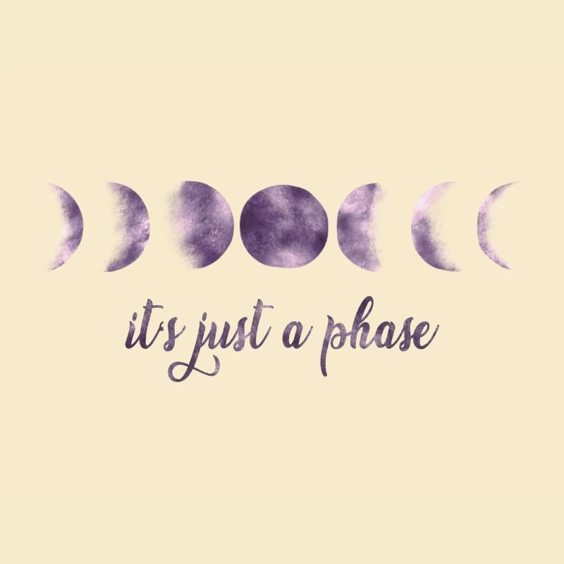it's just a phase, moon phase, moon, night sky