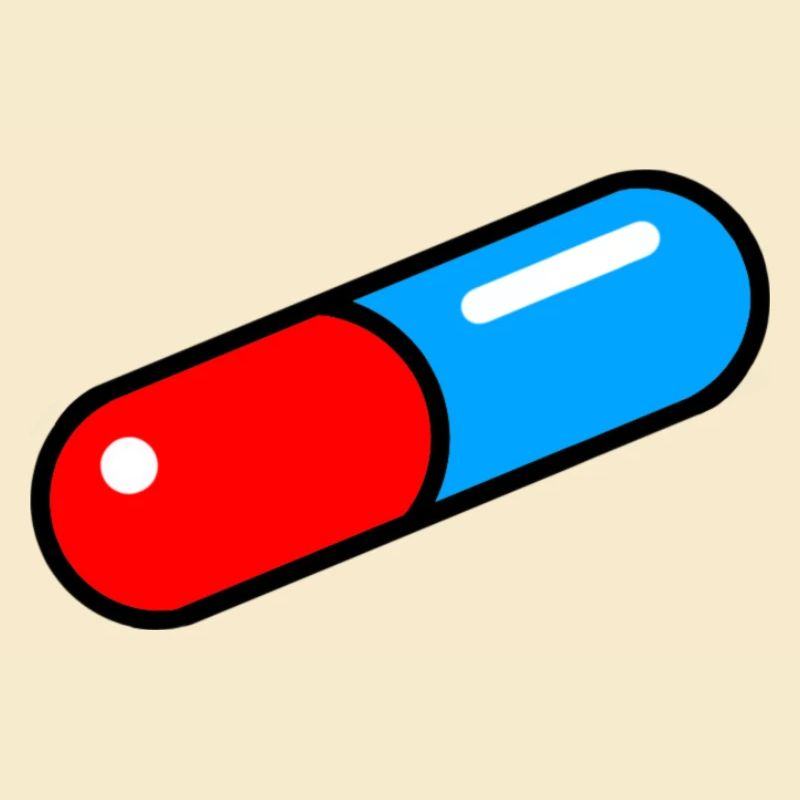 Red-Blue Pill from Akira