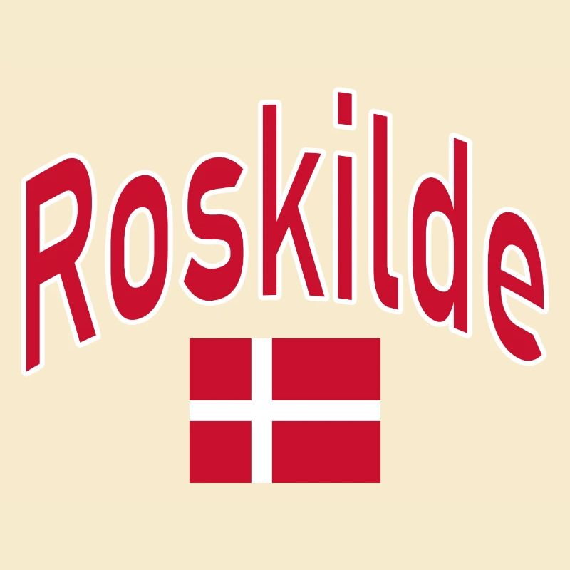 Drapeau de Roskilde Danemark