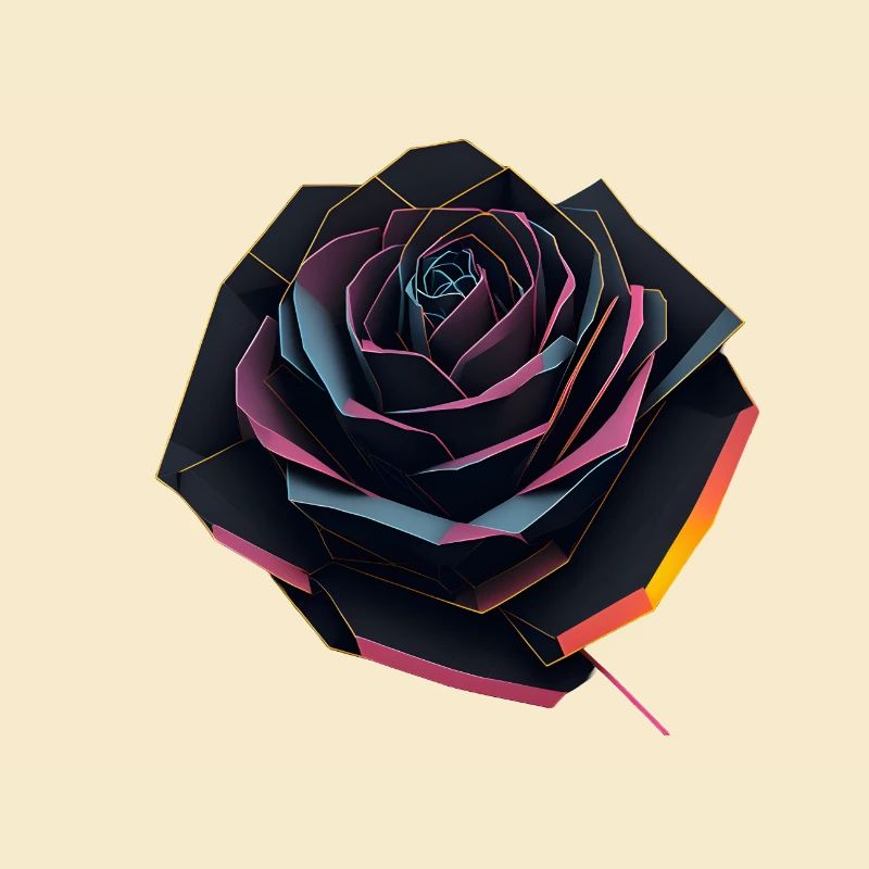Abstrakte Rose