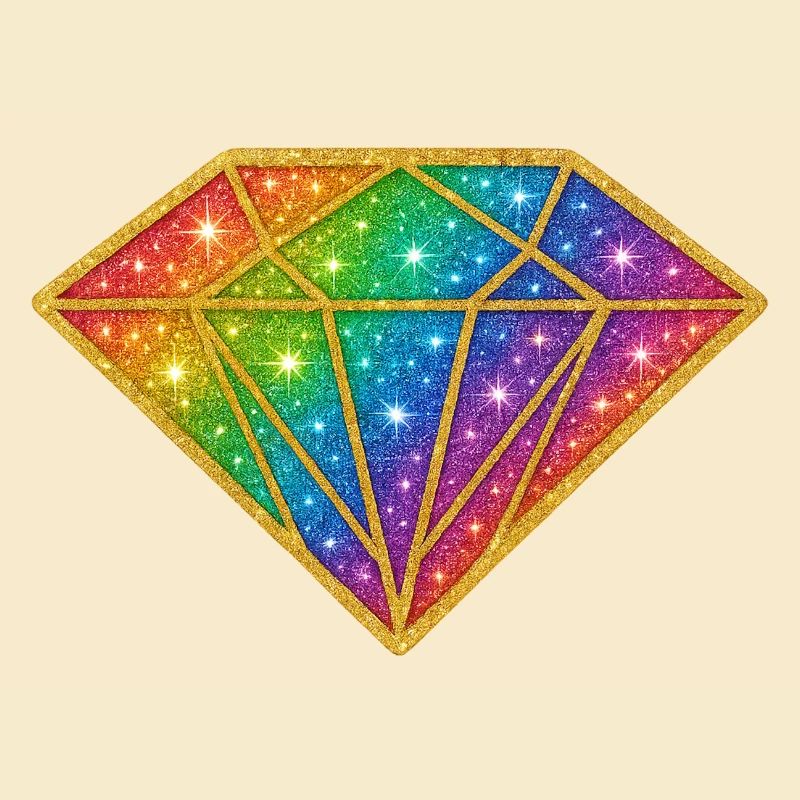 Rainbow Diamond Glitter