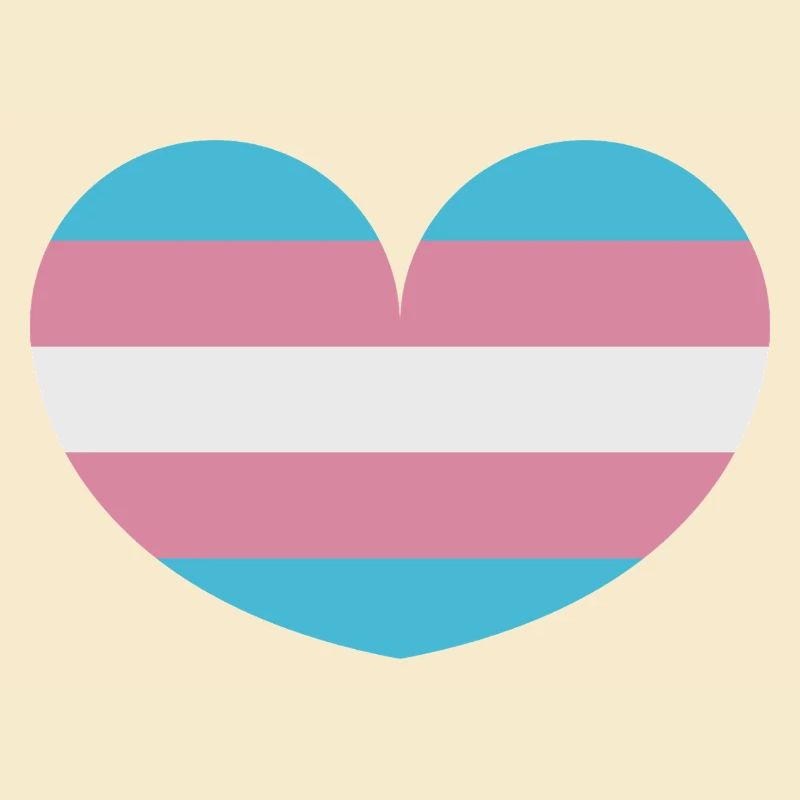 Drapeau trans heart