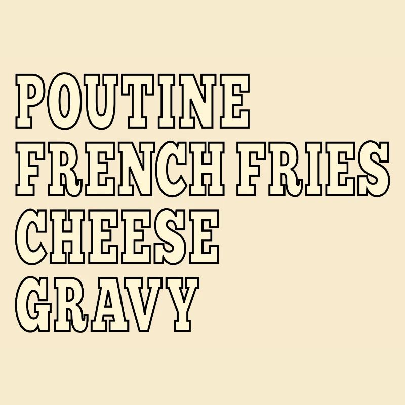 Poutine de restauration rapide canadienne