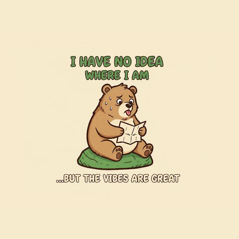Lost Bear Vibes Reading Map