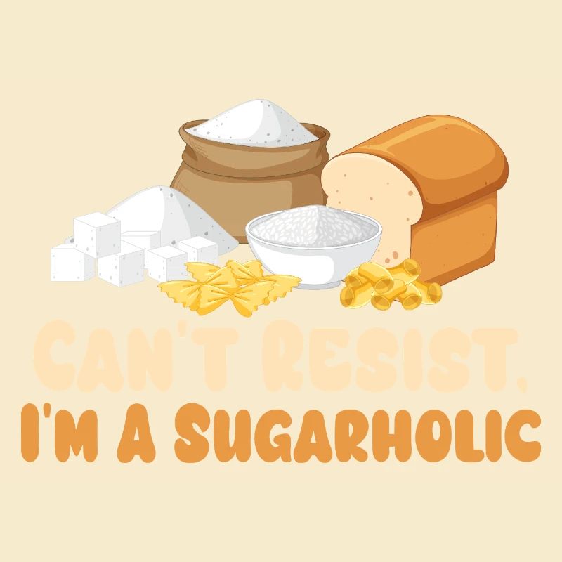Sugarholic Küchen-Grafik-Tee