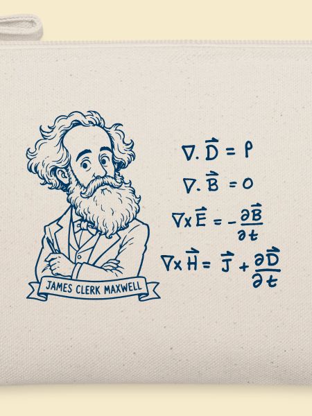 Maxwell und Gleichungen in Blau
