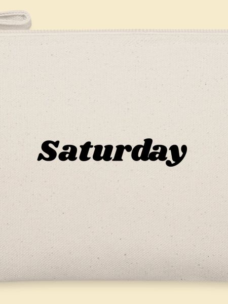 Saturday – Schwarzer Schriftzug