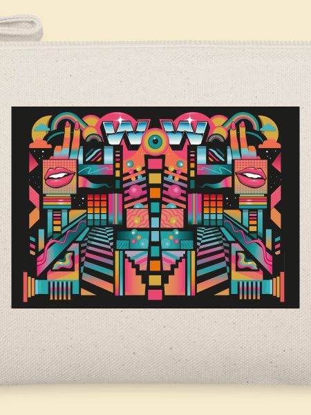 Psychedelischer WOW Mosaik Print
