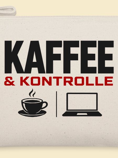 Kaffee & Kontrolle Laptop-Design