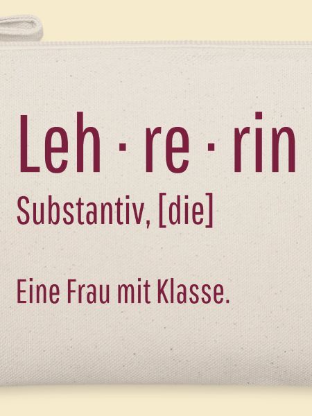 Lehrerin Substantiv Definition Schule Geschenk